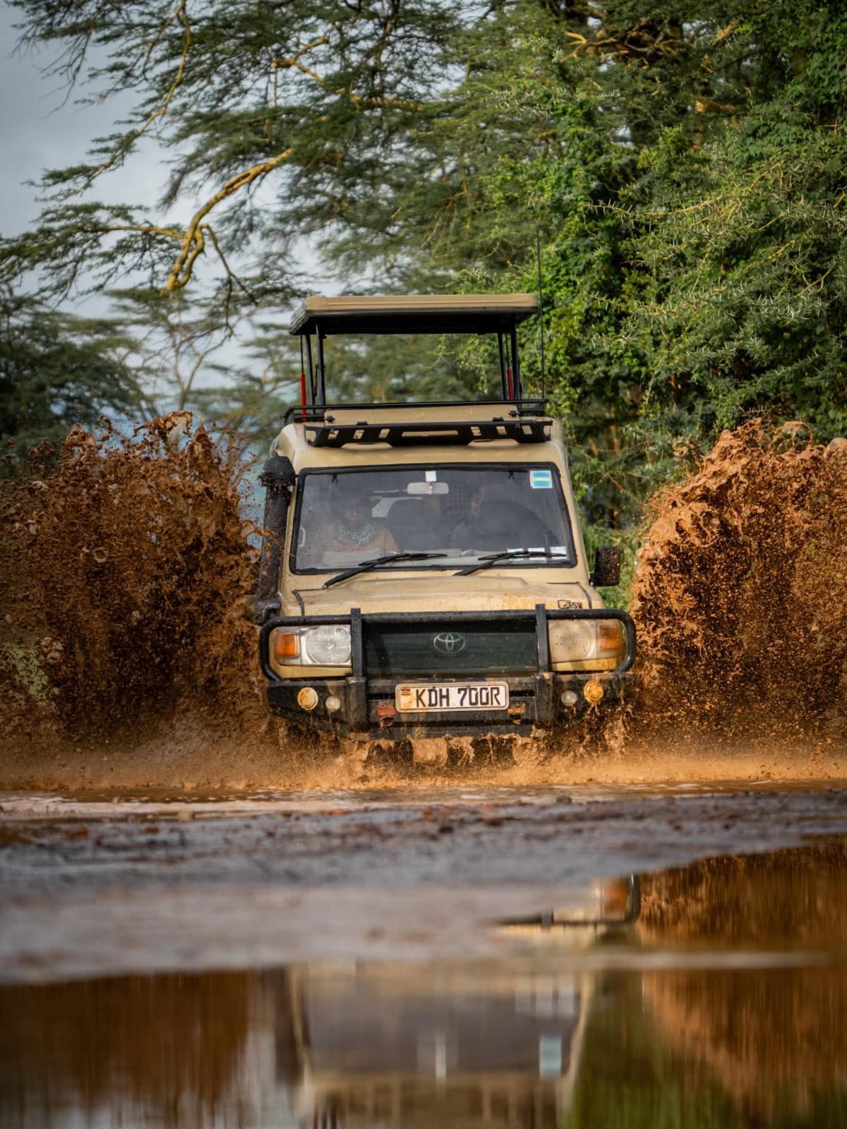 Kenya Tanzania safari route map combining Masai Mara Serengeti and Ngorongoro"